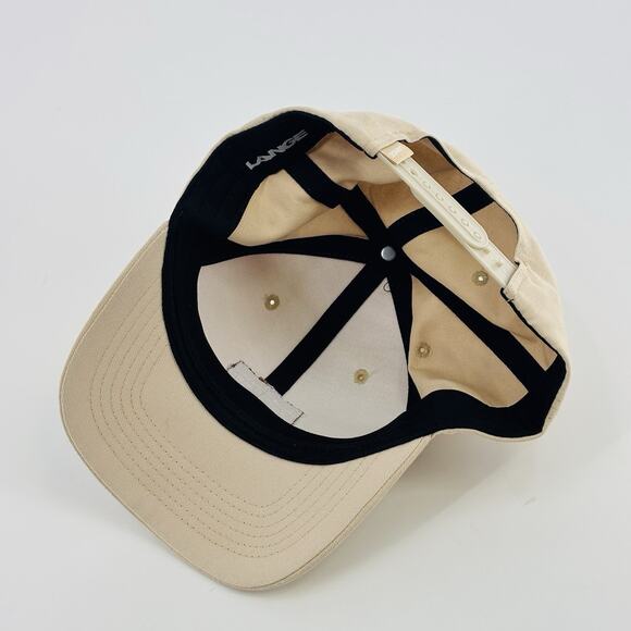 Lange SnapBack Hat Cap Trucker Beige Cream Ski Snowboard Adjustable One Size - Picture 5 of 6